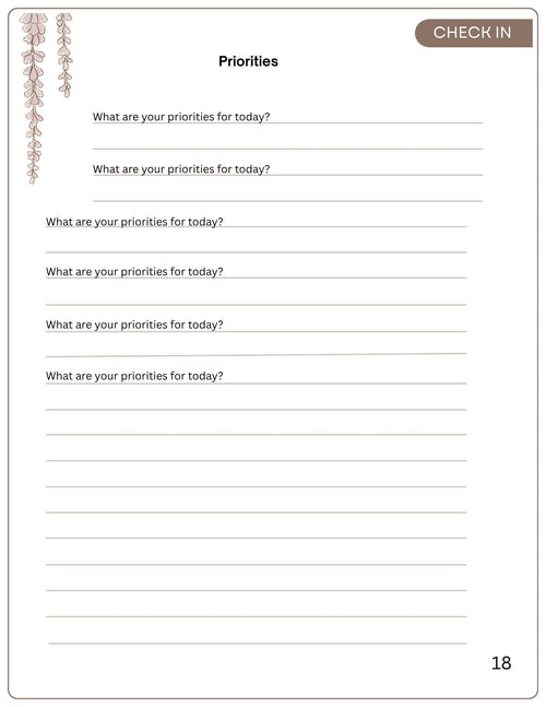 Anxiety Reset Worksheet | Self Care Planner, Mental Health Tool (Printable)