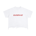 Vintage Wash Boxy Distressed Hem T-Shirt